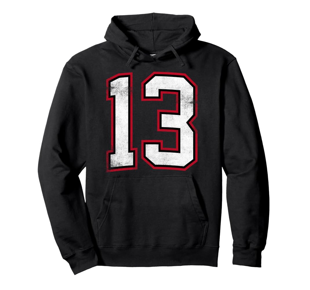 THE thirteen サーティーン 13 ビックパーカー Amazon.com: Number Thirteen 13 Hoodie Pullover Hoodie